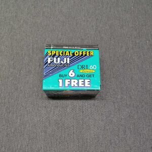 Fuji DRI 60 Blank Cassette Tapes 7 Pack Extra Slim Case New Sealed 60 Min